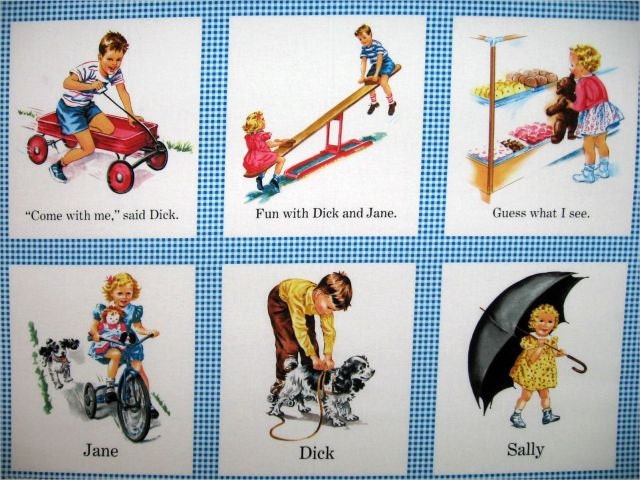 Dick And Jane Fabric 59
