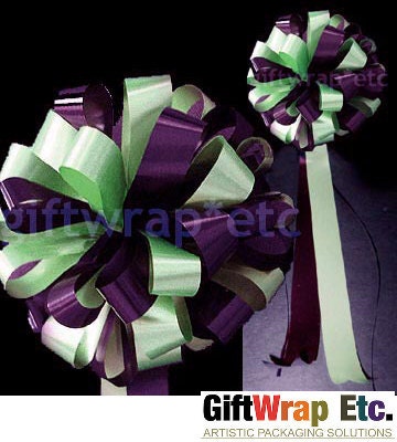 10 Large Purple Mint Spring Green Wedding Pew Bows Decorations