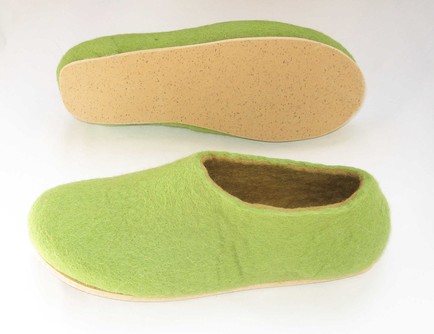 Cork Sole for Felted Slippers