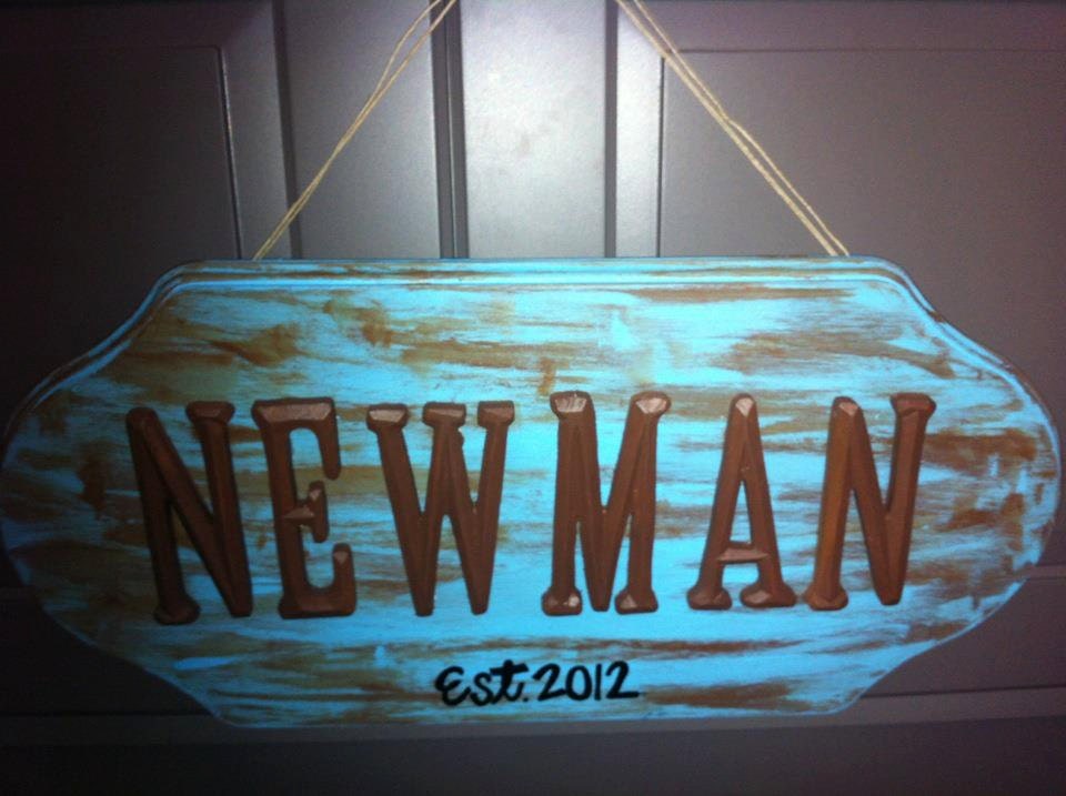 Custom Made Wooden Signs Last Name Wedding Gift Made to Order Any 