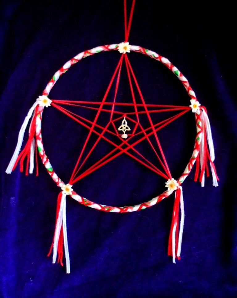 Pagan Handfasting Gifts. Wiccan Pentagram / Pentacle Ceremony Wreath. eBay