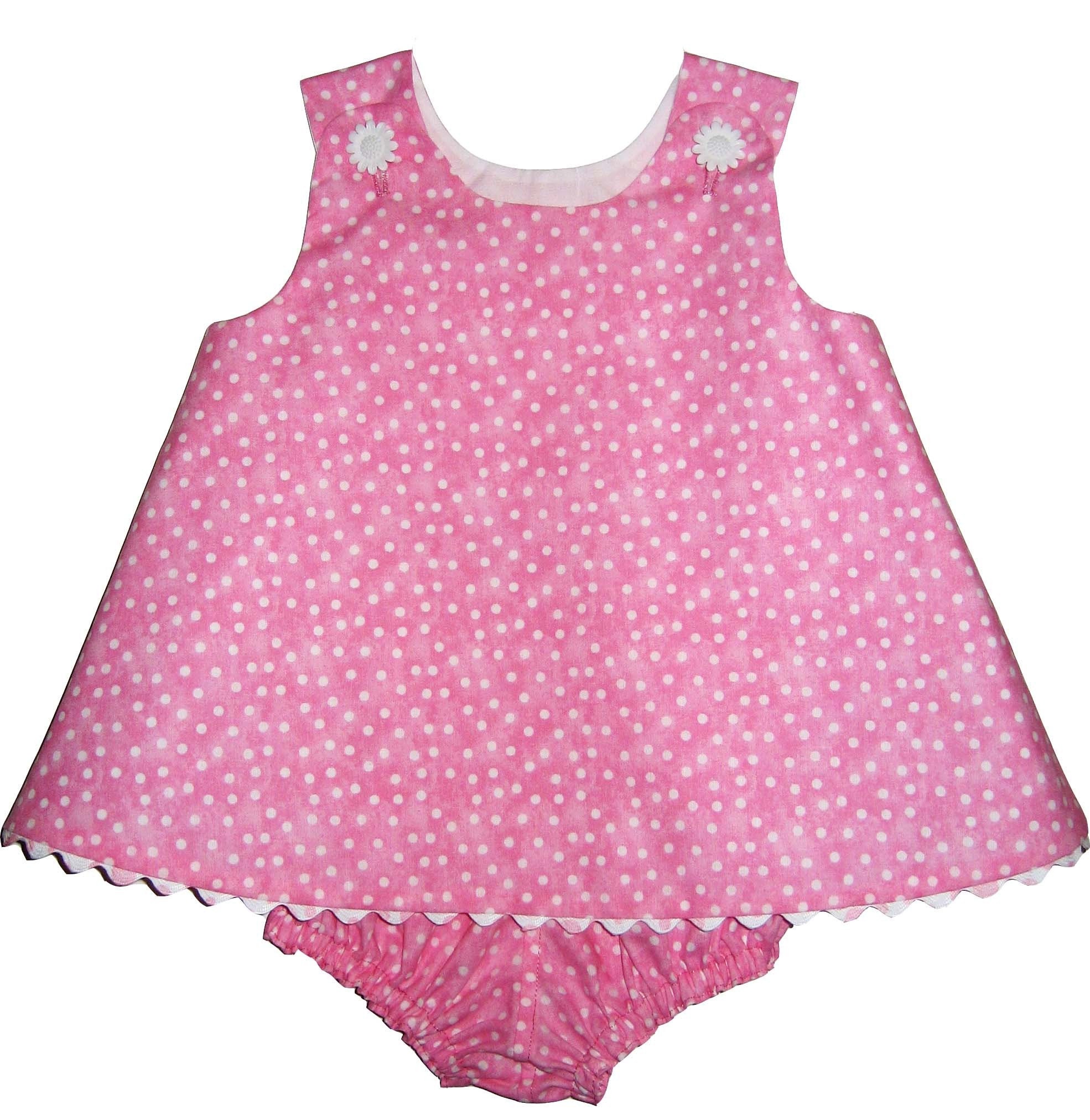 Designer Baby Dress with Bloomers Designer Baby Dress with Bloomers