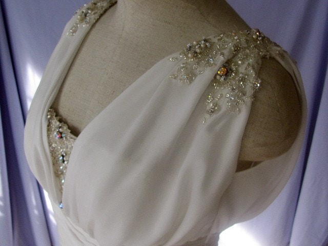Grecian goddess wedding dress in ivory From toccata