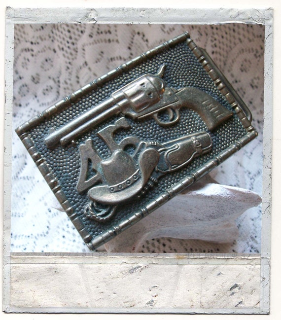 Items similar to Vintage Colt .45 Belt Buckle on Etsy