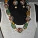 Jewelry - Necklace multy color choker style beaded,woven BEACH necklace with matching earings. and bracelet
