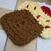 Yellow Frosting Cupcake Crochet Trivet Hotpad