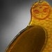 Owl Christmas Ornament TAOS in Autumn Colors Fused Glass Holiday Gift great stocking stuffer or collectible