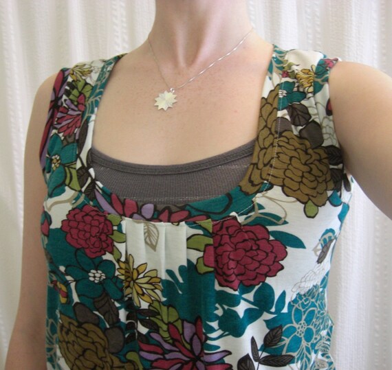 Bold Floral Print Tank by ellainaboutique on Etsy