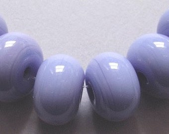 Glass Handmade Purple Lampwork Beads Ericabeads Grapey Purple Spacers
