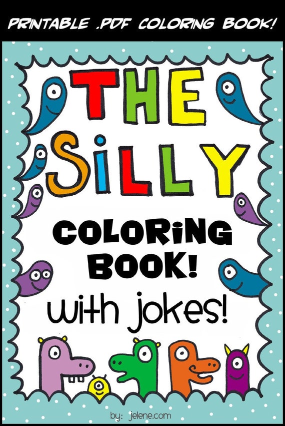 PDF Printable Silly Joke Coloring Book For Kids By Jelene