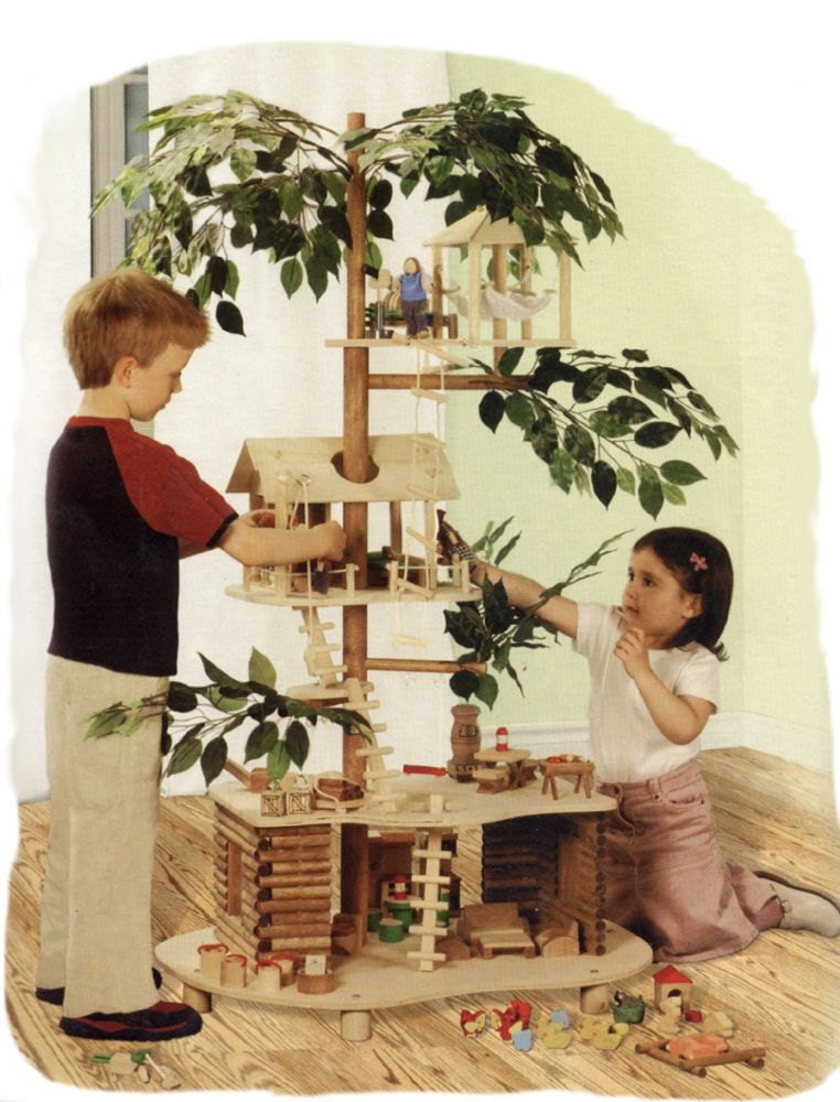 Battat Wooden Tree House Preschool Play NIB RARE by happysq