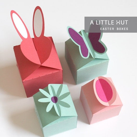 Download Easter boxes SVG DXF & PDF files