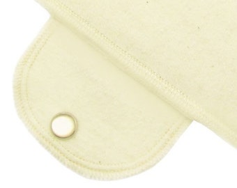 Organic Pantyliner Moonpad Reusable Menstrual Pad -Unbleached Natural Simplicity Washable Cloth Pads