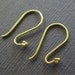 Pure 18k Gold Ear Wires