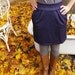 Georgette Skirt - navy blue