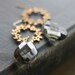 Vintage Chandelier Drop Crystal Hoop Earrings