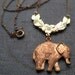Woolly Mammoth Necklace - Natural History Elephant