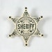 Wooden Sheriff Badge