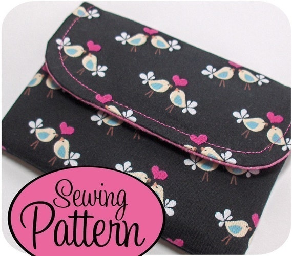 RESERVED Basic Wallet Sewing Pattern PDF Instant Download