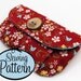 Pleated Pouches Sewing Pattern - 3 Sizes - PDF Pattern (Email Delivery)