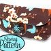 Fold-Over Clutch Sewing Pattern - 3 Sizes - PDF Pattern (Email Delivery)
