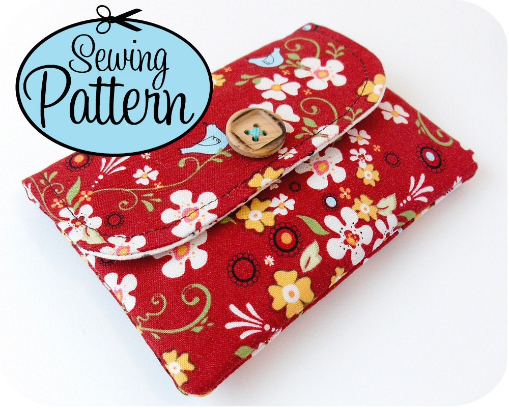 Basic Wallet Sewing Pattern PDF Instant by michellepatterns