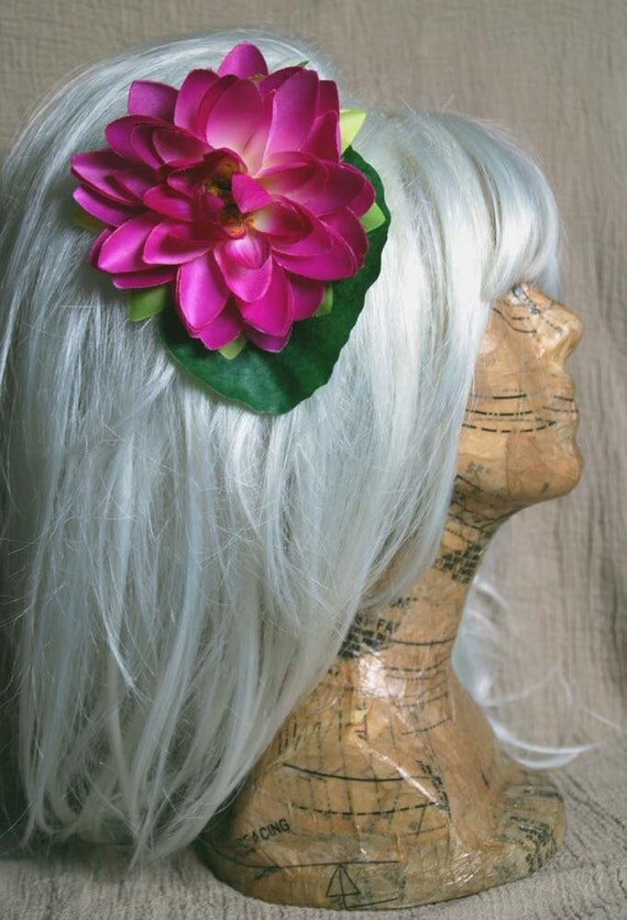 Wild Lotus A Bold Pink Hair Blossom
