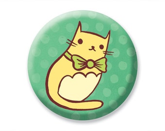 Cat Bowtie Mirror / Cat Bow Tie Mirror / Cute Pocket Mirror Party Favor Cat Mirror