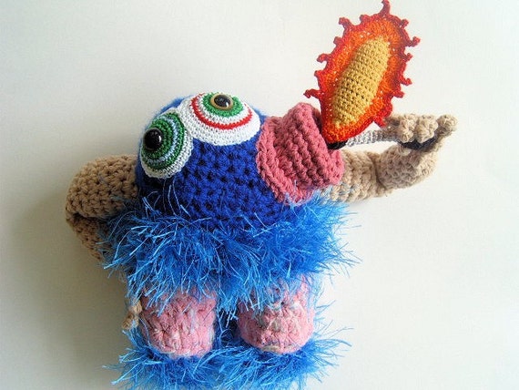 Fredrickson the Fire Eater: Definitely My Next Monster Doll | Knot By Gran'ma Blog Fredrickson the Fire Eater: Definitely My Next Monster Doll | Knot By Gran'ma Blog