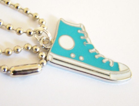 Old School Converse Charm Necklace