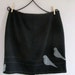 Urban Birds Pencil Skirt - reconstructed eco friendly clothing