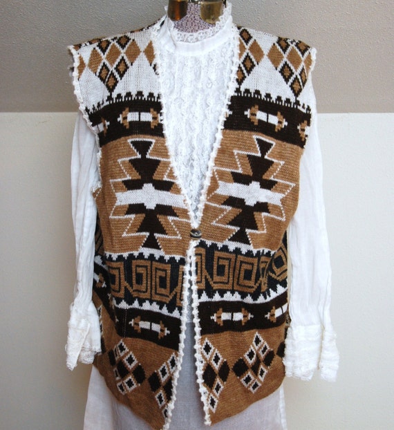 navajo print sweaters