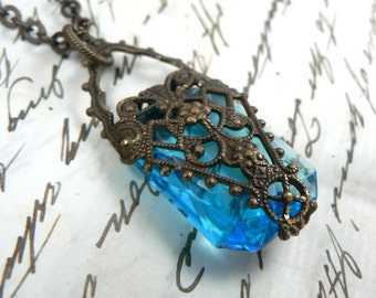 Light of Feanor filigree necklace Tolkien Silmarillion inspired Feanorian Lamp