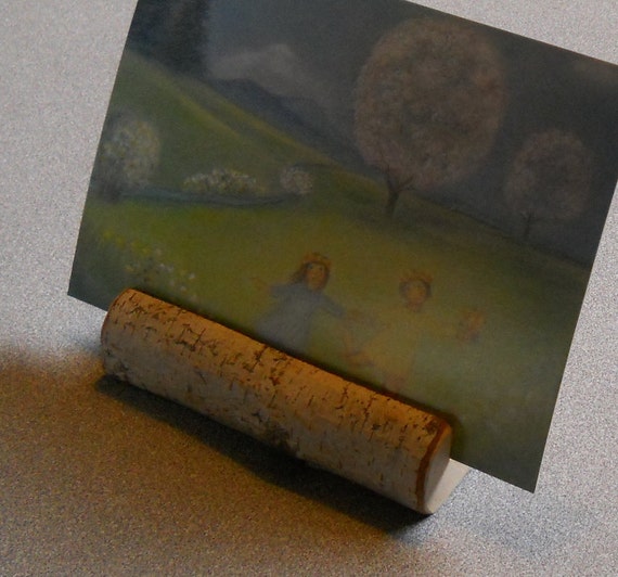 Postcard Holder Nature Seasonal Shelf by NaturalEarthFarm on Etsy