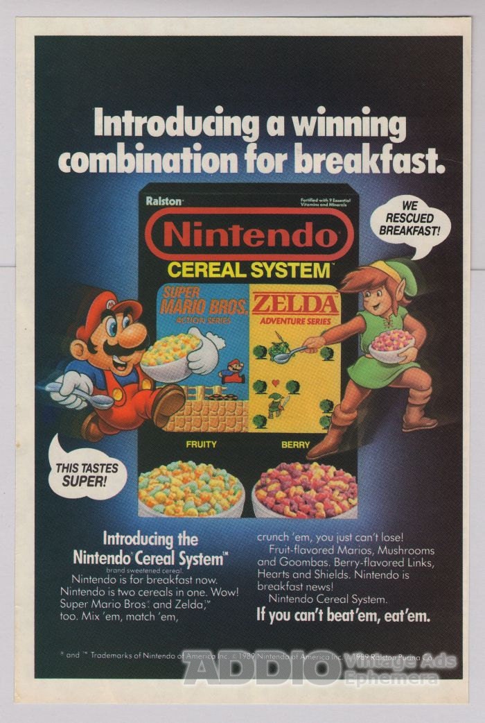 supermario cereal