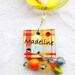 UPIC Name Personlized Tripple Ribbon Swarovski Bling Beaded Necklace for Girls Tweens Teens or Moms
