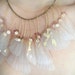 RESERVED FOR PAULA Wings of Iris- Organza Necklace