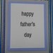 striped father's day card