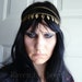 Chain Headpiece Forest Nymph headband head piece Antique Brass Leaves OR necklace
