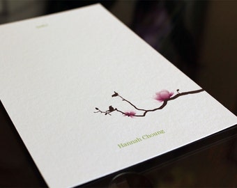 Personalized Notecards "Hannah" Set of 10