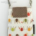 SALE - Cell Phone - iPod - Digital camera pouch - Elephants beige shade