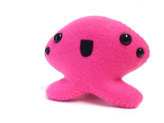 pink alien plush