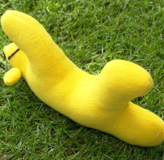 hand banana plush