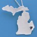 Custom Michigan necklace RESERVED