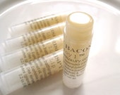 2 tubes Bacon Lip Balm for Men or Women - Vegan because there is no bacon in this vegan lip balm MADE FROM SCRATCH using edible oils