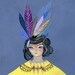 feather power in violet