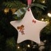 Ceramic Star Ornament- Can be personalized