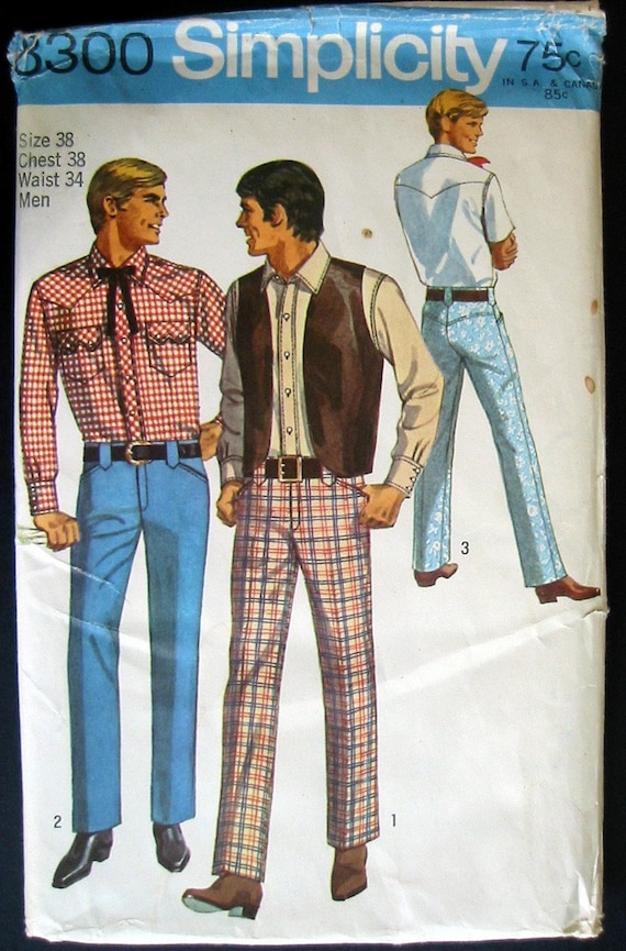Gay Cowboy Costume Sewing Pattern by ohsoretro on Etsy