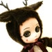 Deer Girl--One of a Kind Art Doll by BonspielCreation