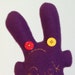 horrified f.ck bunny, purple, sale